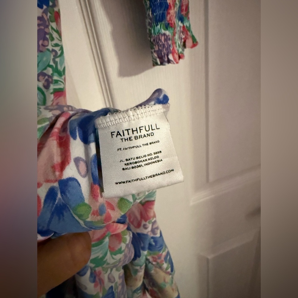 Faithfull the Brand Mathilde Midi Dress in Jemima Floral - Picture 7 of 12